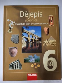učebnice Fraus Dějepis 6  a pracovní sešit, příručka učitele - 7