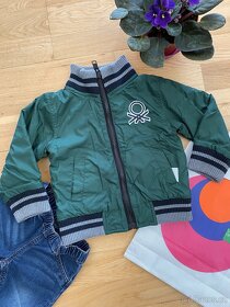 BENETTON NOVÁ oboustranná bunda vel. 82, 12-18m - 7