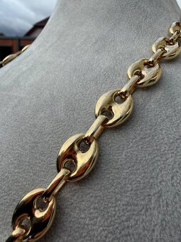 Zlatý řetěz 70g - 585 14k - 70cm - 12mm - NOVÝ ZLATO - VZOR - 7