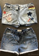 Holčičí Krátké kalhoty - džíny značka NEXT a ABERCROMBIE - 7