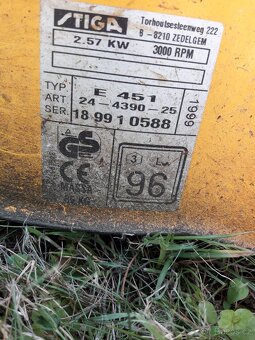 Benzínová sekačka Stiga E451 - 7