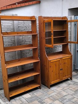 Prodám příborník a knihovnu IKEA LEKSVIK - 7