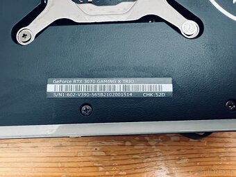 MSI  RTX 3070 GAMING X TRIO//Funkční//Záruka - 7