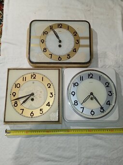 Hodiny za zeď, krbové, budíky, atd. celkem 24 ks  PRIM atd. - 7