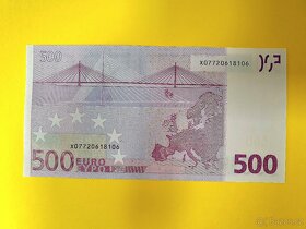 Bankovka 500€ UNC (nepoužitý stav) - 7