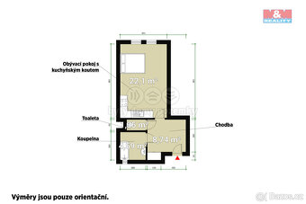 Prodej bytu 1+kk, 37 m², Plzeň, ul. Bendova - 7