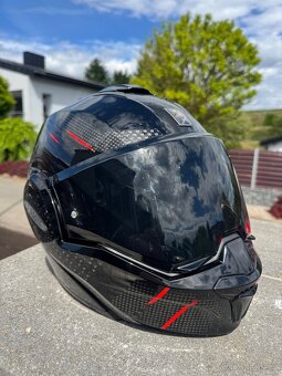 Překlápěcí přilba Scorpion EXO-TECH Pulse černo-červená - 7