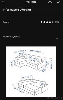 Pohovka Friheten Ikea - 7