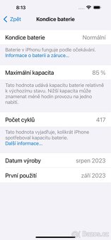 iPhone 15 plus 256GB černý - 7