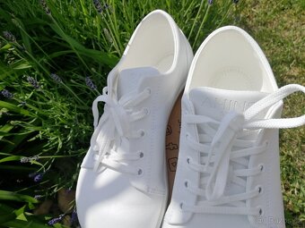 Ahinsa bílé tenisky Vida Kůže 40 - 7