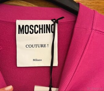 Růžová mikina Moschino - 7