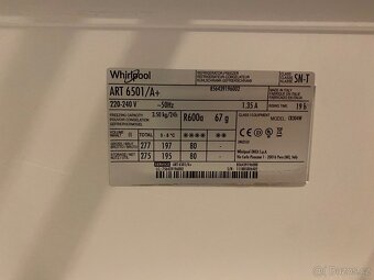 vestavěná lednice whirpool - 7