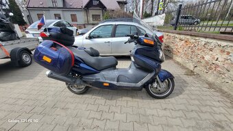 Suzuki Burgman 650, 3 x kufr - 7