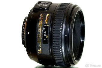 Nikon AF-S Nikkor 1,4/50mm G 9-lamelový + UV filtr Kenko - 7
