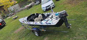 Motorový člun + vlek + Motor Yamaha 5hp (8hp) bez VMP - 7