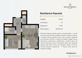 Prodej bytu 2+kk s parkováním sklepem ve Stodůlkách - 7