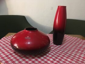 Vintage retro keramické vázy Schuerich Amano Germany - 7