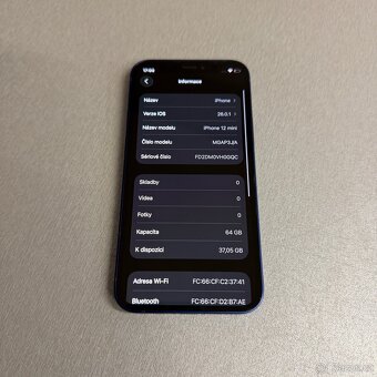 iPhone 12 mini 64GB modrý, bez škrábance - 7