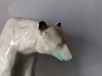 Starožitný popelník s medvědem, Ditmar Urbach, pošta 75.- - 7