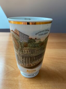 Sběratel nabízí staré lázeňské pohárky - 7