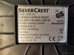 Otočný vaflovač SilverCrest - 7
