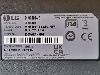 LED LG 24MR400-B Full HD, v činnosti jen 171 hodin - 7