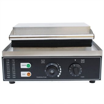 Komerční sendvičovač, elektrický gril 1500W - 7