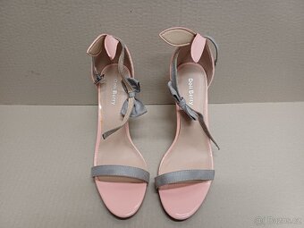 Sandálky na vysokém podpatku vel.40 - 7