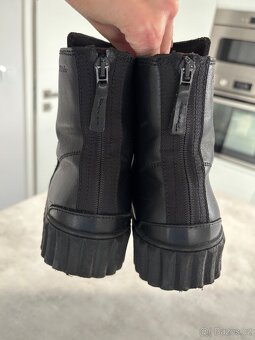 Kotníčkové kožené boty Marc O'Polo - 7