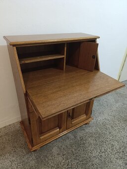 Rustikální sekretář, komoda, masív, Nábytek s příběhem - 7