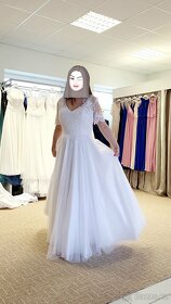 Svatební šaty výška 175cm - 7