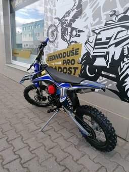 Pitbike Shark 125cc 17/14 E-start modrá - 7