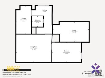 Pronájem byty 3+1, 72 m2 - Zlín, ev.č. 02179 - 7