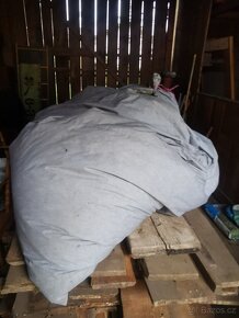 25 kg domácí husí peří + látka na povlak - 7