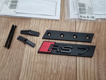 AUDI Napis logo znak S3 RS3 S4 RS4 S5 S7 RS7 RS6 SQ7 SQ8 - 7