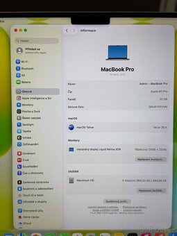 MacBook PRO 16” M1 PRO/32 GB RAM/1 TB SSD/94% - 7