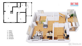 Prodej chaty, 55 m², Kamýk nad Vltavou - 7