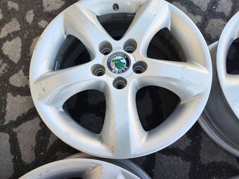 15"alu sada Antares 5x100 origo Škoda Fabia 2 Roomster Polo - 7