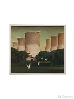 Velký obraz - Bohdanecký Jiří - Návrat motýlů, olej - 7