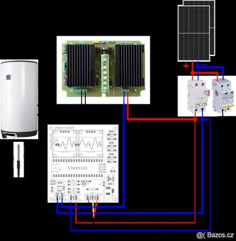 DC WattMetr elektromer pro FVE solarni panely elektrarny 20A - 7