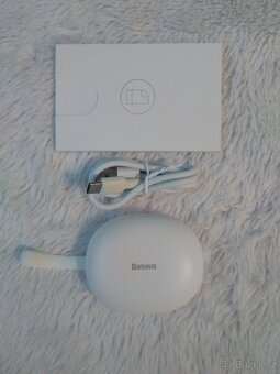 Bezdrátová sluchátka Baseus Encok True W05, bílé - 7