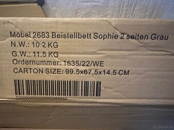 Nová postýlka pro nejmenší- Sophia 2- též jako přístavbová - 7