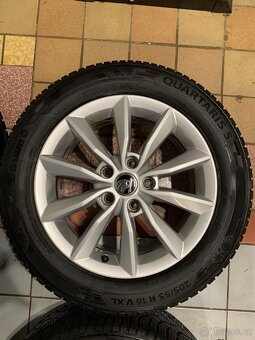 Alu kola Škoda R16 5X112 ZÁNOVNÍ CELOROČNÍ PNEU 205/55 R16 - 7