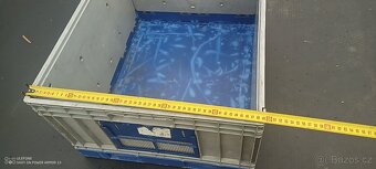 Plastové bedny 59x49x31 skládací průmyslové - 7