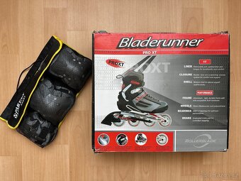Kolečkové brusle Bladerunner PRO XT velikost 43 + chrániče - 7