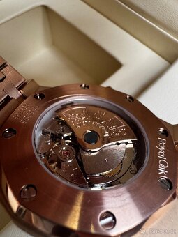 Audemars Piquet Royal Oak rose gold hodinky - 7