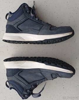 Dětské zimní turistické nepromokavé kožené boty velikost 39 - 7