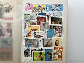 Poštovní známky - album světové - cca 600 ks - 7