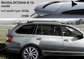 Octavia 3 Kombi Zadní spoiler Stylla nový zabalený - 7