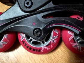 Dětské in-line brusle zn. Firefly,vel. 29-32 včetně chráničů - 7